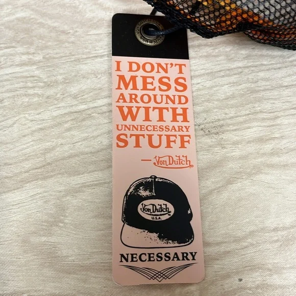 VON DUTCH CITY OF ANGELS RED YELLOW TRUCKER HAT - Picture 8 of 9